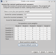 Void question set weight