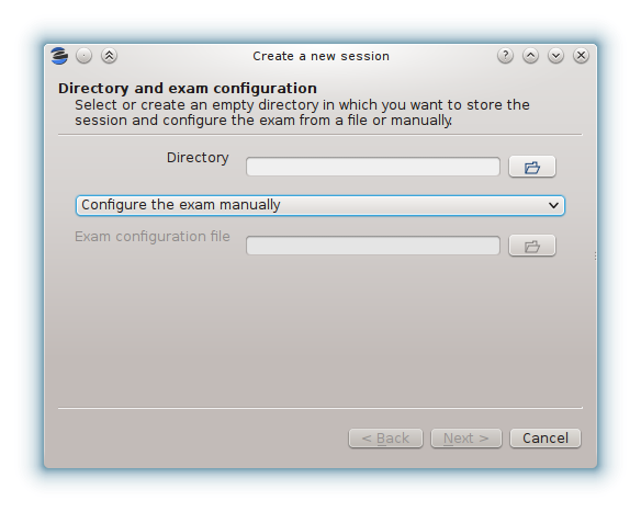 Choosing how to configure the exam